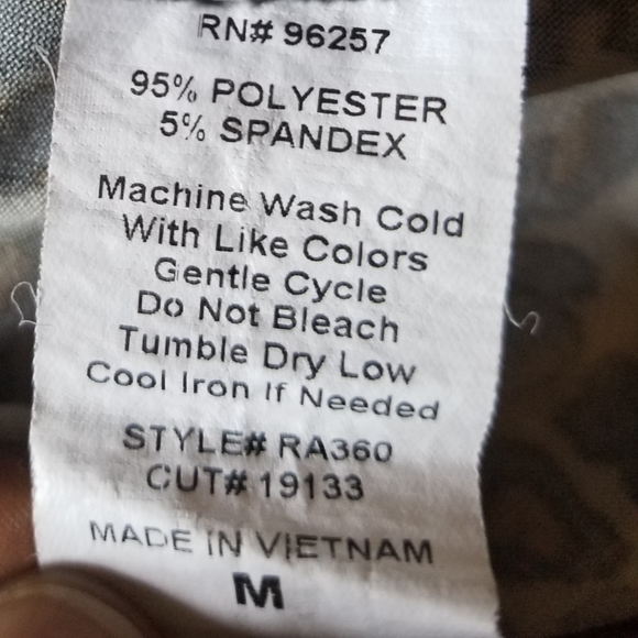 Perception Concept women's Leonard print long sleeve blouse size M - Picture 7 of 7